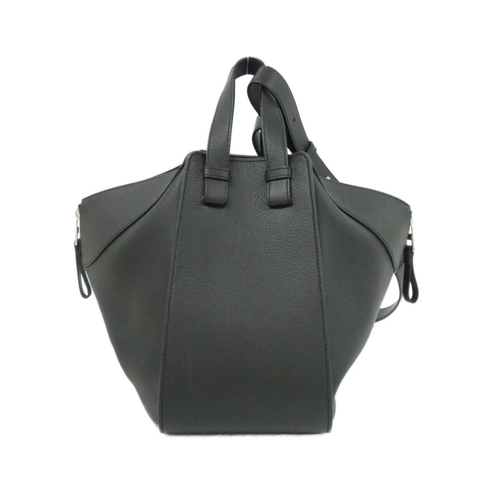 Loewe unique silhouette leather 3way handbag Hammock Black